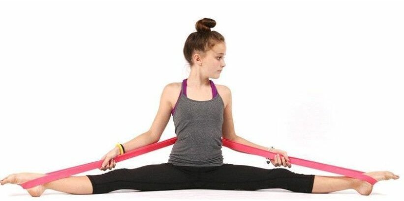 Лента гимнастическая 8014 OPPO Medical синяя, для физических упражнений и реабилитации после травм, длина 5м купить в OrtoMir24